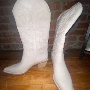Jeffrey Campbell Ivory cowboy boot